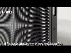 Màn hình LED ngoài trời có thể lập trình chống nước P10 màn hình LED quảng cáo không dây đầy màu