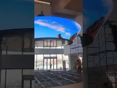 Màn hình hiển thị LED linh hoạt dọc cho quảng cáo trong nhà Màn hình LED linh hoạt